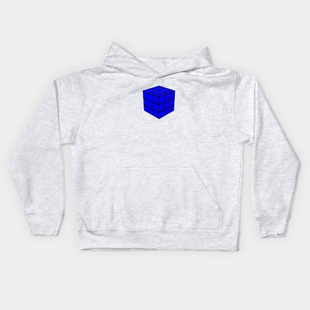 Blue Cube Kids Hoodie by Vandalay Industries